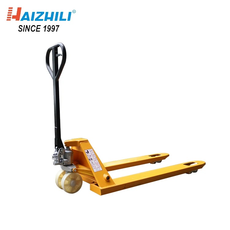 Hydraulic Forklifts Manual Hand Pallet Truck China 1150/1220mm 550/685mm HAIZHILI 1 Years CBYD-3T CN;GUA 205mm CE