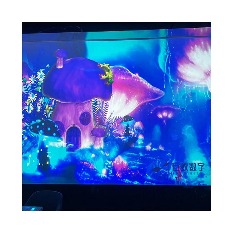 Hot Promotion Interactive Wall Projection High Quality System Immersion Restaurant