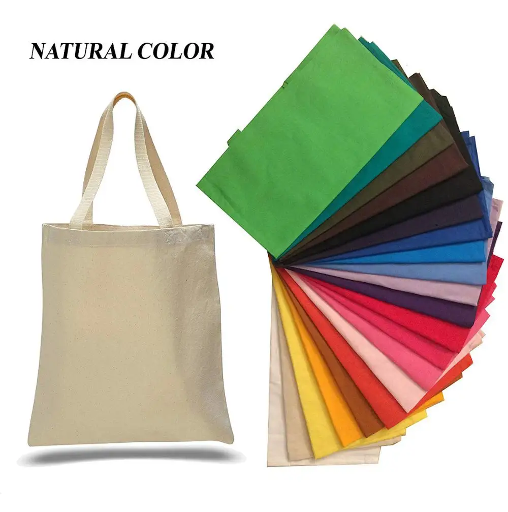 Cheap high quality Fabric Shopper reusable custom logo printed Eco shopping canvas cotton fabric tote bag with free shipping
