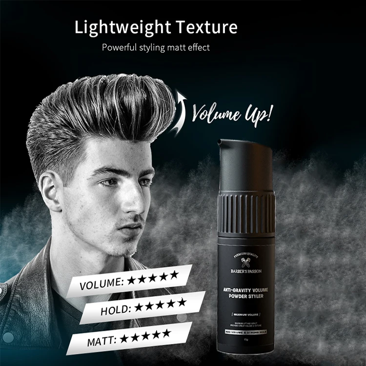 Create your own brand long lasting strong hold hair powder matte styling volumizing oil control