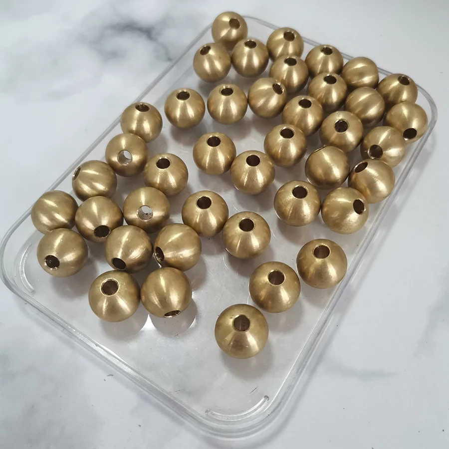 0.5mm to 60mm drilled brass ball factory customized 15mm 18mm 20mm 25mm 30mm 50mm solid brass balls with hole