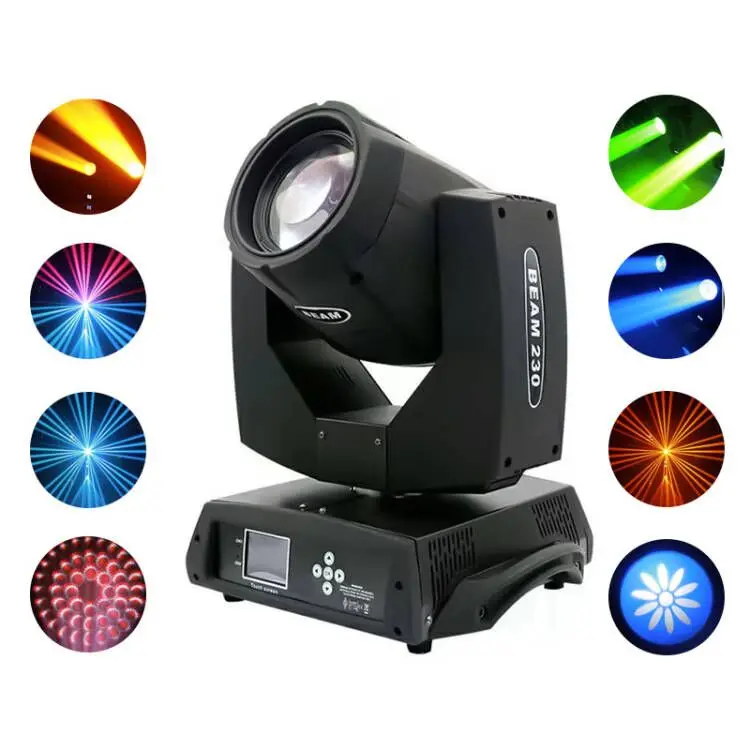 DMX512 7r Sharpy мини-луч 230 Вт движущийся головной свет высокий яркий большой луч прожектор точечный для вечеринки Dj Disco праздник