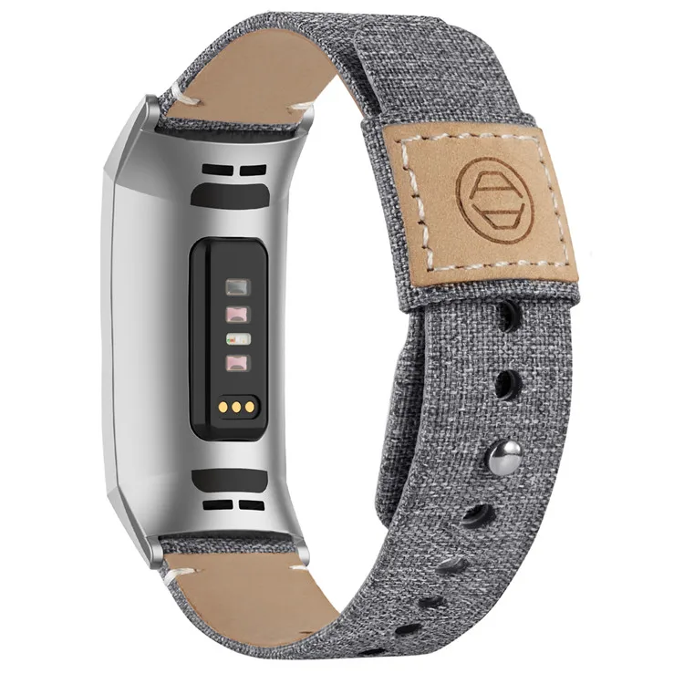 Adepoy Guangzhou Gray Removable Watchband For Fitbit Charge 3 Series High Quality Wholesale Watch Strap For Sport