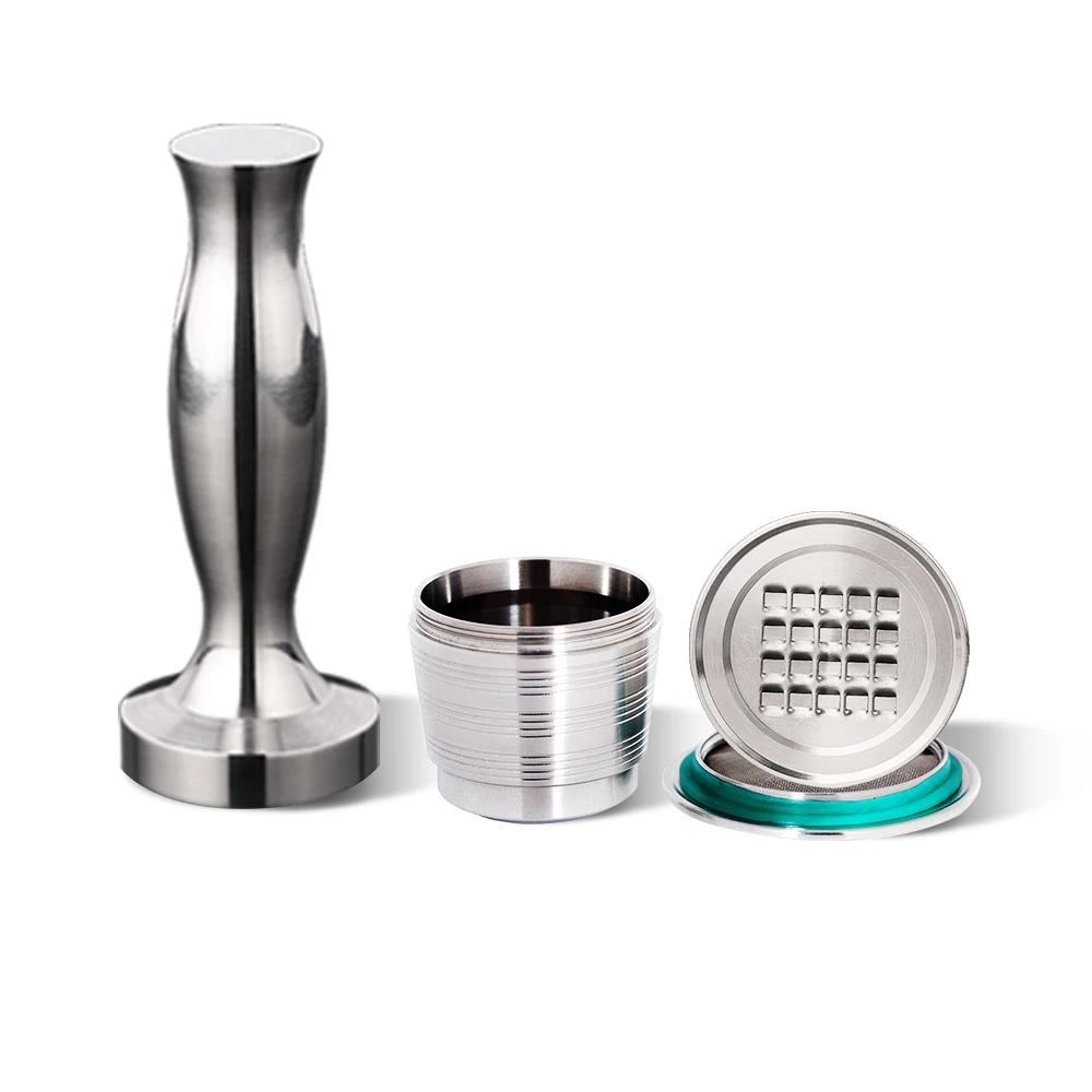 1 Pod Wareset Wholesale Price Money Saves Stainless Steel Reusable Coffee Rechargeable Nepresso Capsula Milk