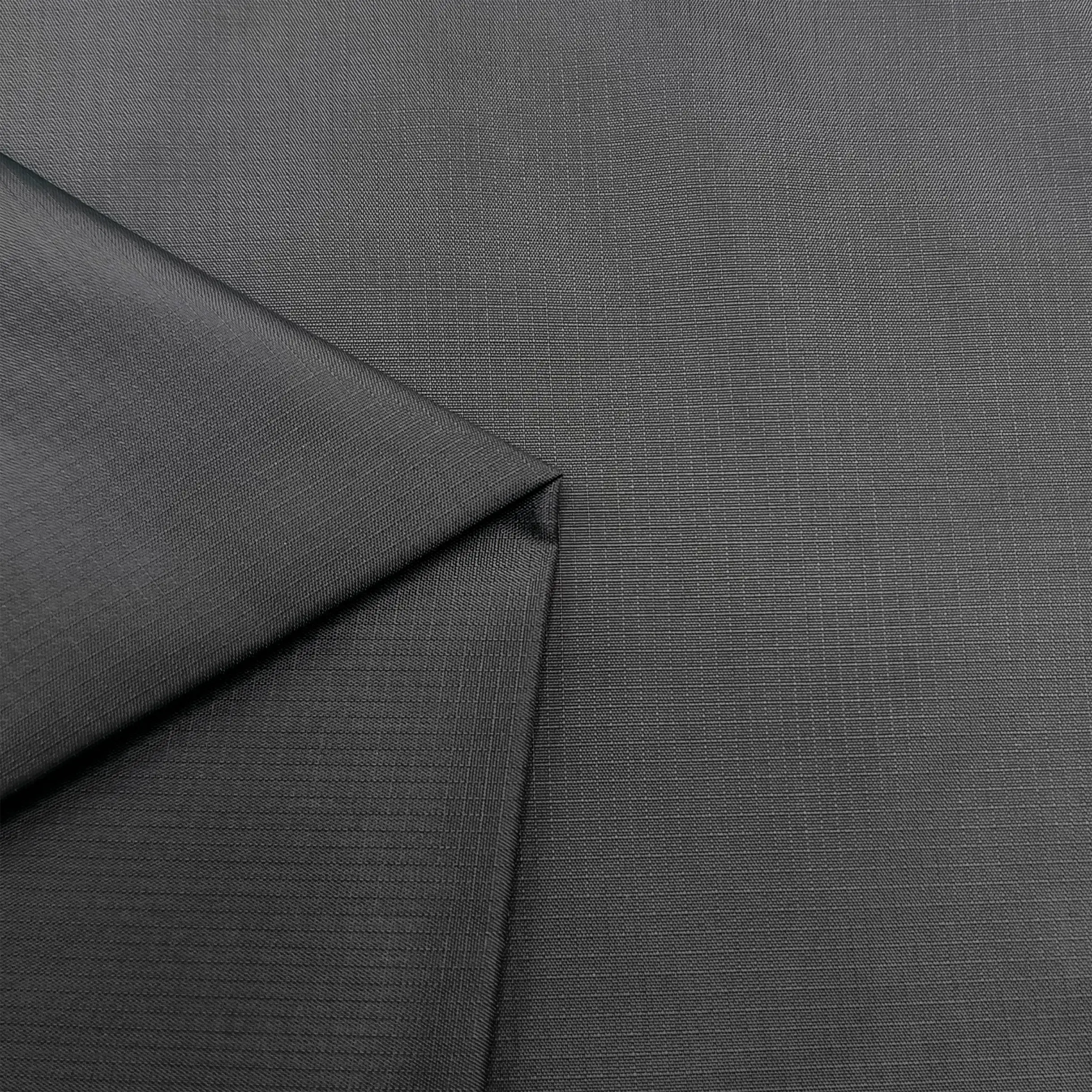 Lightweight jacket woven fabric 40D 300T 0.15x0.15 matte plaid nylon taffeta