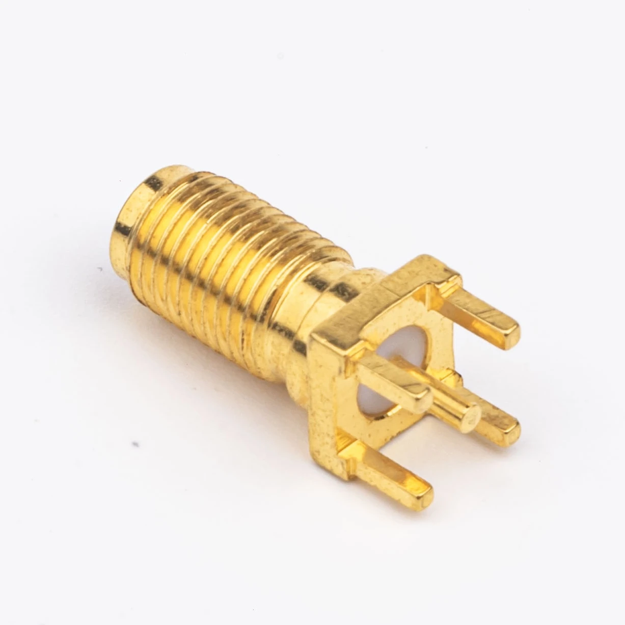 Microstripe Panel installation female jack for PCB Mount SMA RF coaxial connector