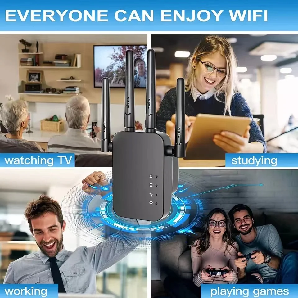 Оптовая продажа из Китая высококачественный ретранслятор Wi-Fi беспроводной усилитель сигнала Мобильный маршрутизатор Mercusys