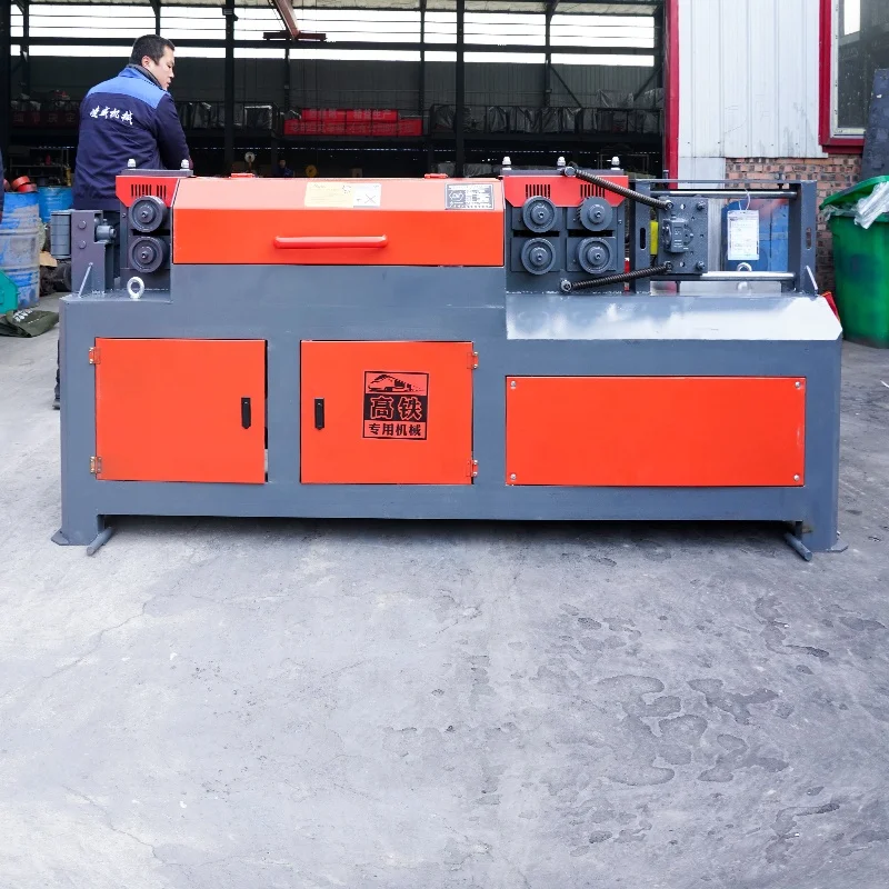 GT4-16MM 4-12MM High Speed Hydraulic CNC Automatic steel bar processing machinery  Rebar Straightening and Cutting Machine