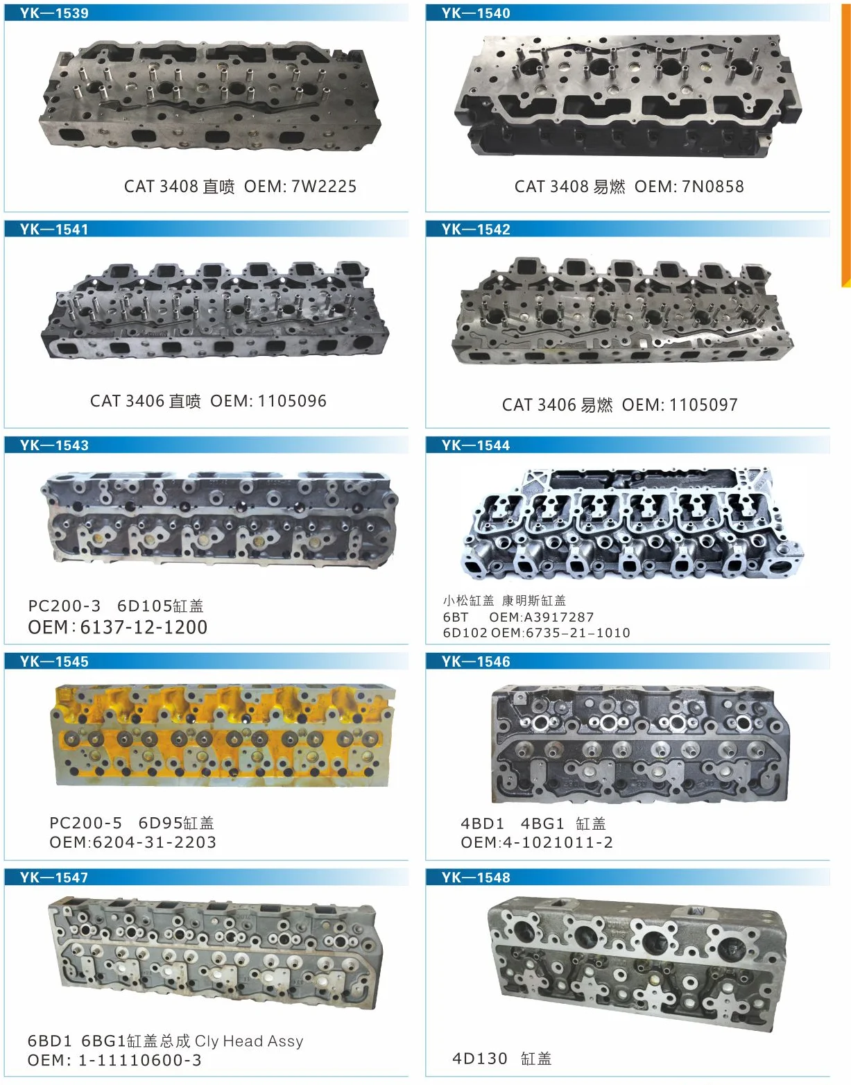 CAT Original brand new used 3412 Cylinder block 2W4857 cylinder block assembly for Caterpillar 3412 engine spare parts