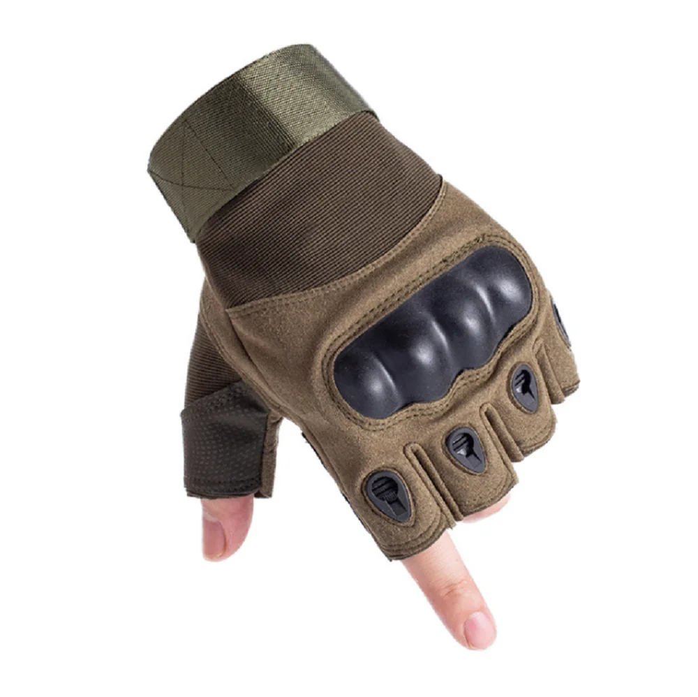  TEGE Tactical Half-finger Gloves Outdoor Climbing Anti-wear Protection Anti-skid Fitness