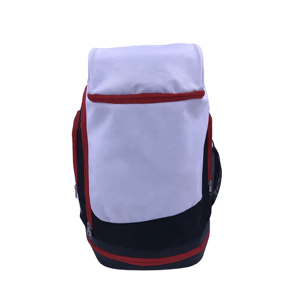 Polyester Multifunction Sports Backpack Bag With Shoe Compartment Custom Basketball or Football Team Logo Sport Backpacks