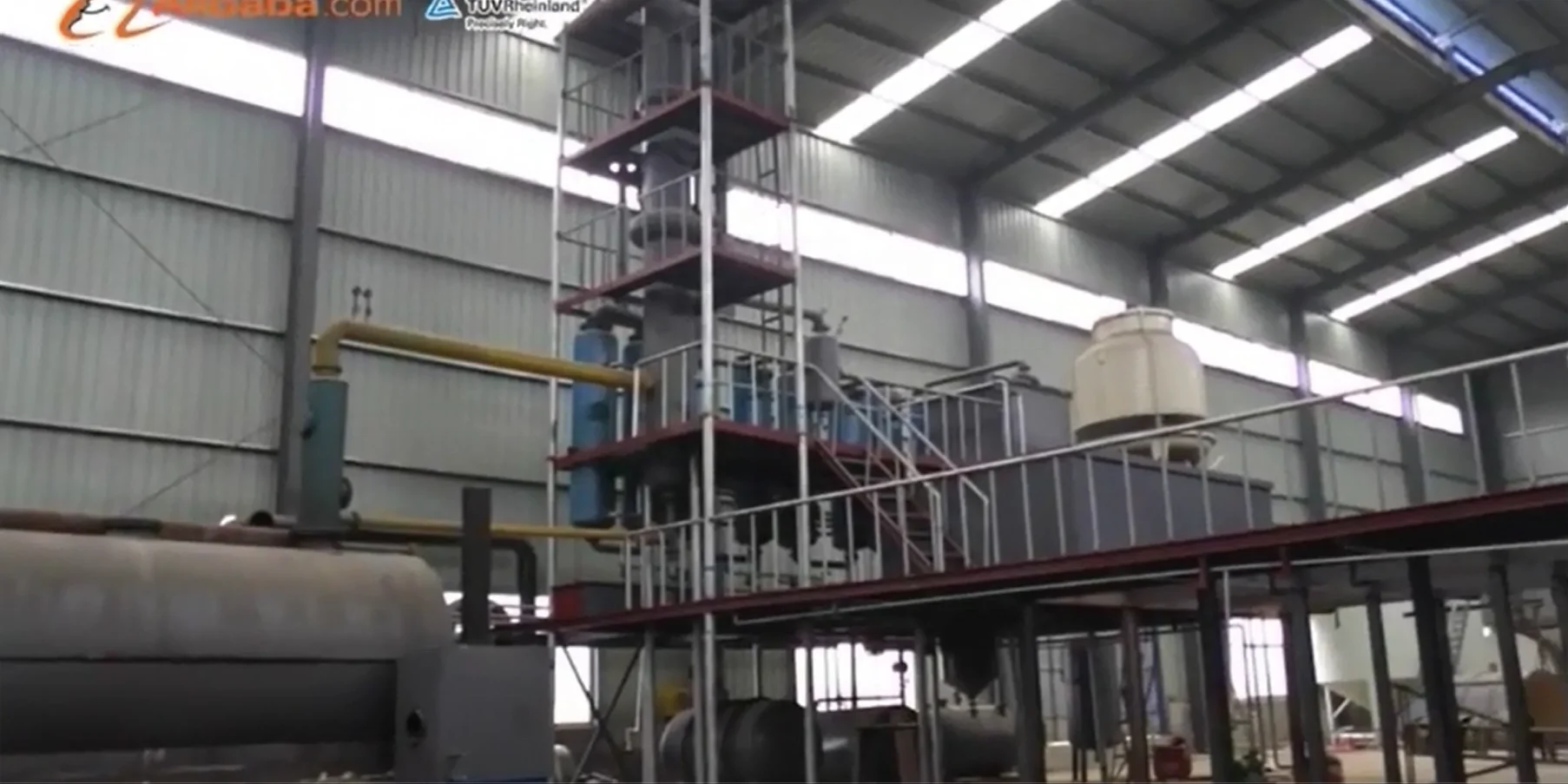 Waste  lubricating engine oil Distillation Recycle Machine To Diesel and Base oil