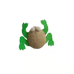 Wholesale Catnip Frog Cat Snacks Funny Cat Toys Teeth Molar Stick Teeth Cleaning Crab Ball