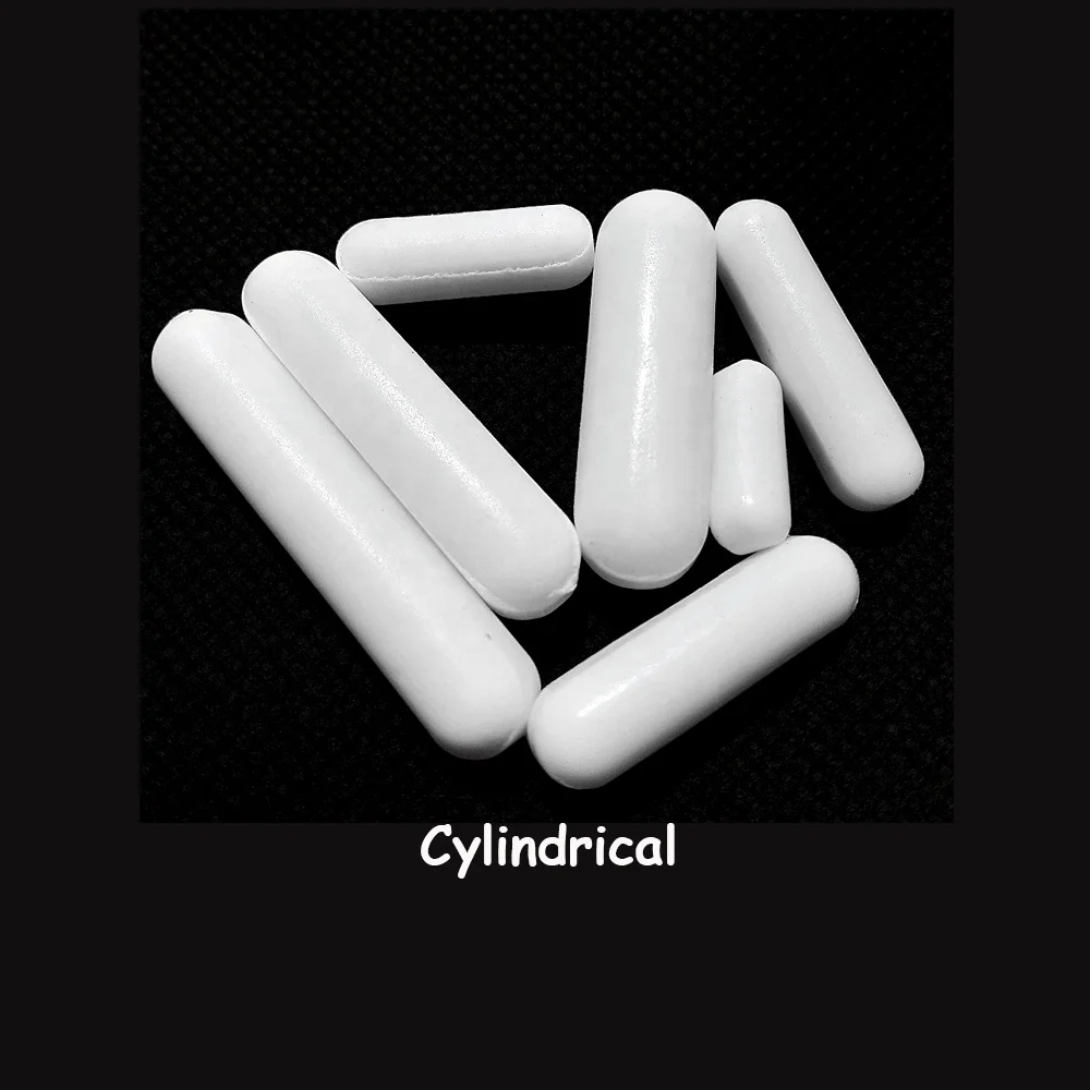 HAIJU LAB Laboratory Application OEM custom Strong Field White PFTE Coating Stirrer Magnetic Smooth Mixer Stirring Bar Magnets