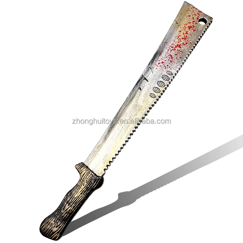 Movie Props Replica Plastic Foam Larp Weapon Fancy Props Bloody butcher matchete Cosplay Viking Boardsword
