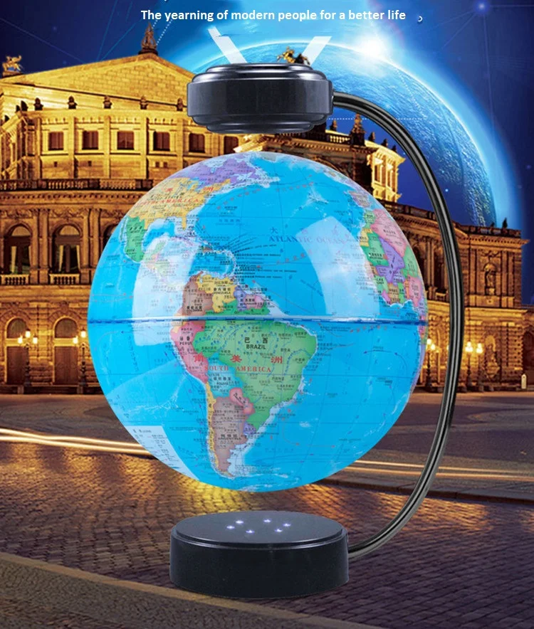 factory sells well Gift globe   3d land big world map Floating world globe