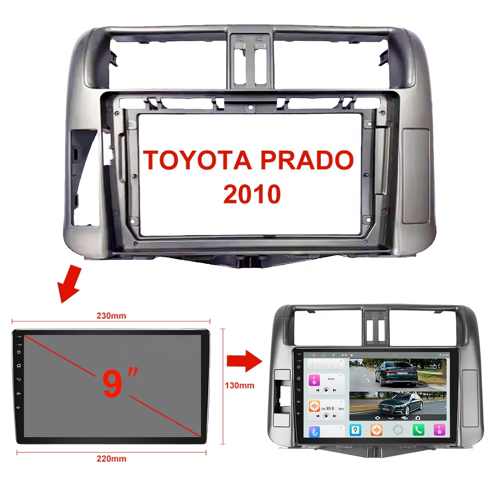 Jmance New Product Car DVD Player Android Car Audio Android Auto Carplay Touch Screen Car Radio Stereo for TOYOTA PRADO 2010