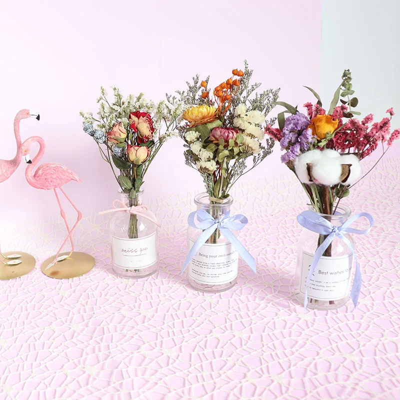 2023 Different Dried Flowers Natural Bouquet Real Touch Flower for Home Decor