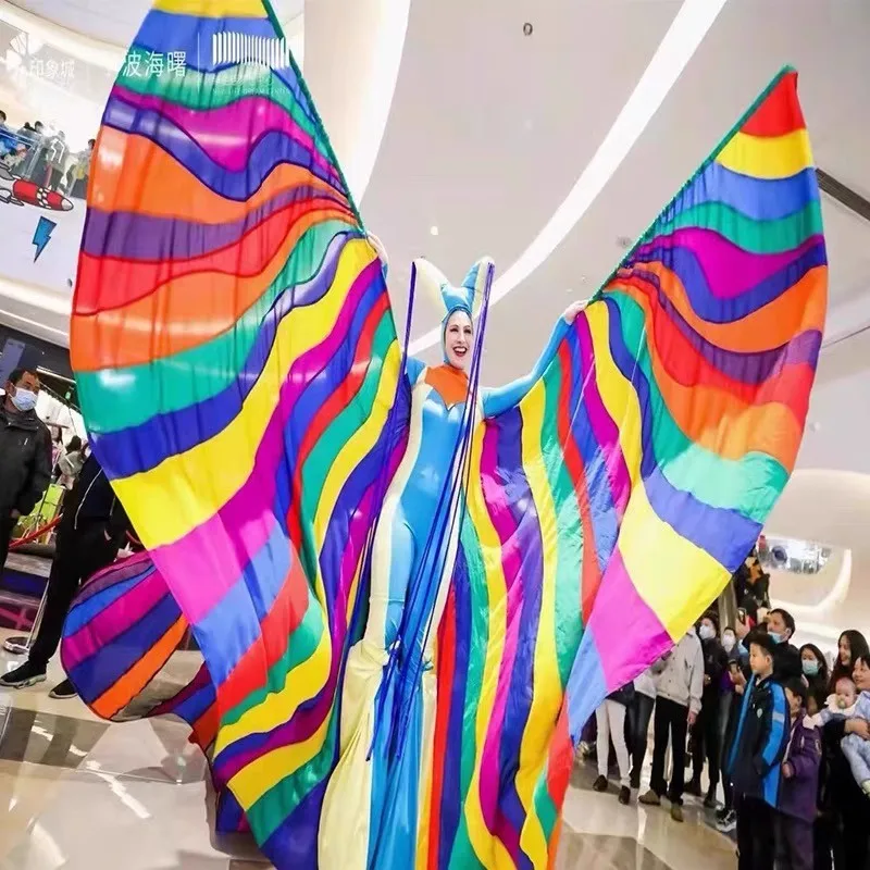 carnival Future Amazing Brazil  Butterfly Dance Stage Show Girls Dresses Parade Festival Event Entertainment Costumes