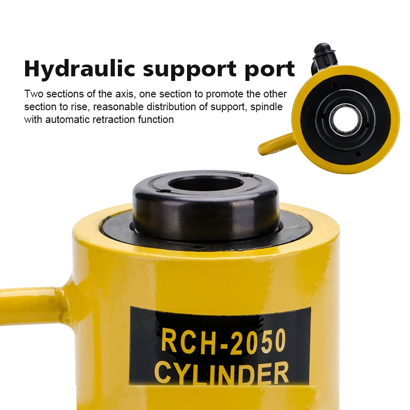 RCH3050 - Hydraulic Cylinder Jack Hollow Single Acting Hydraulic Ram Cylinder  Hydraulic Lifting Cylinders Mini Hydraulic Jack