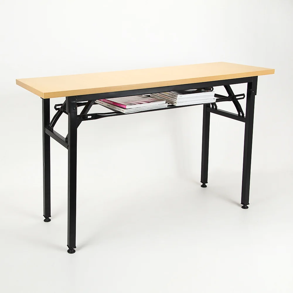Ekintop Modern School Furniture for Fold Training Room Classroom Student Table and Chair College Desk for Meeting Room