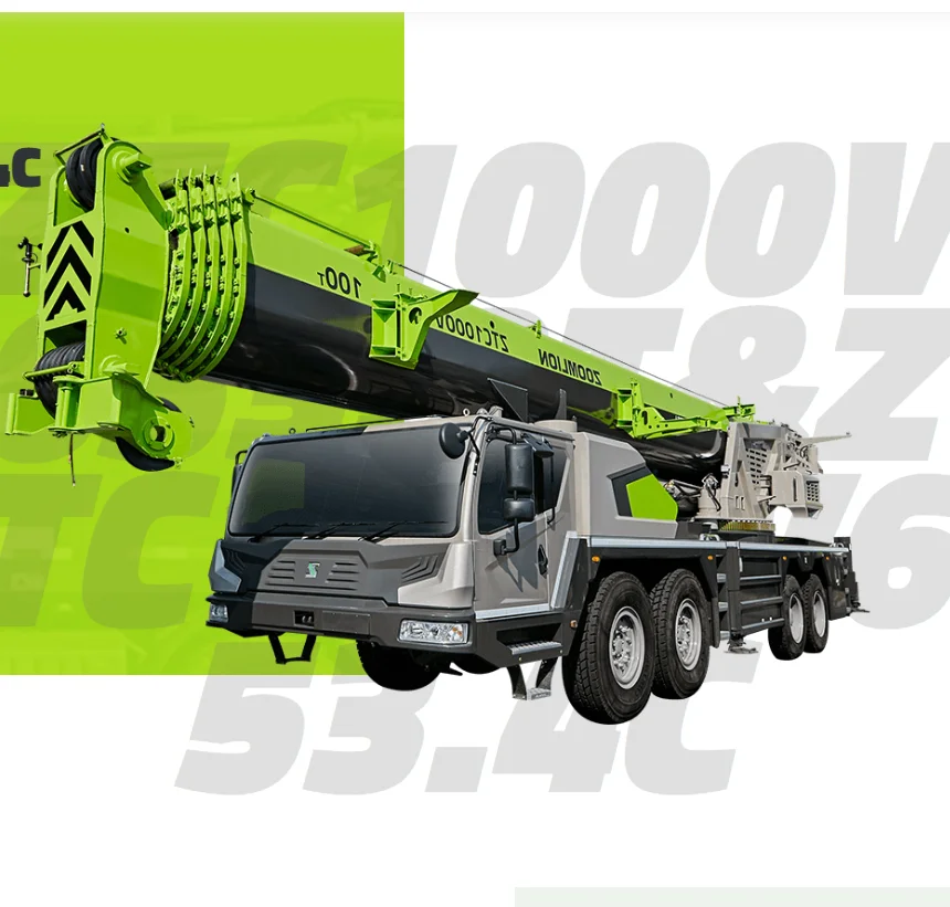 Russia Central Asia Truck Crane ZTC1000V653  100TON NON-All-Terrain C
