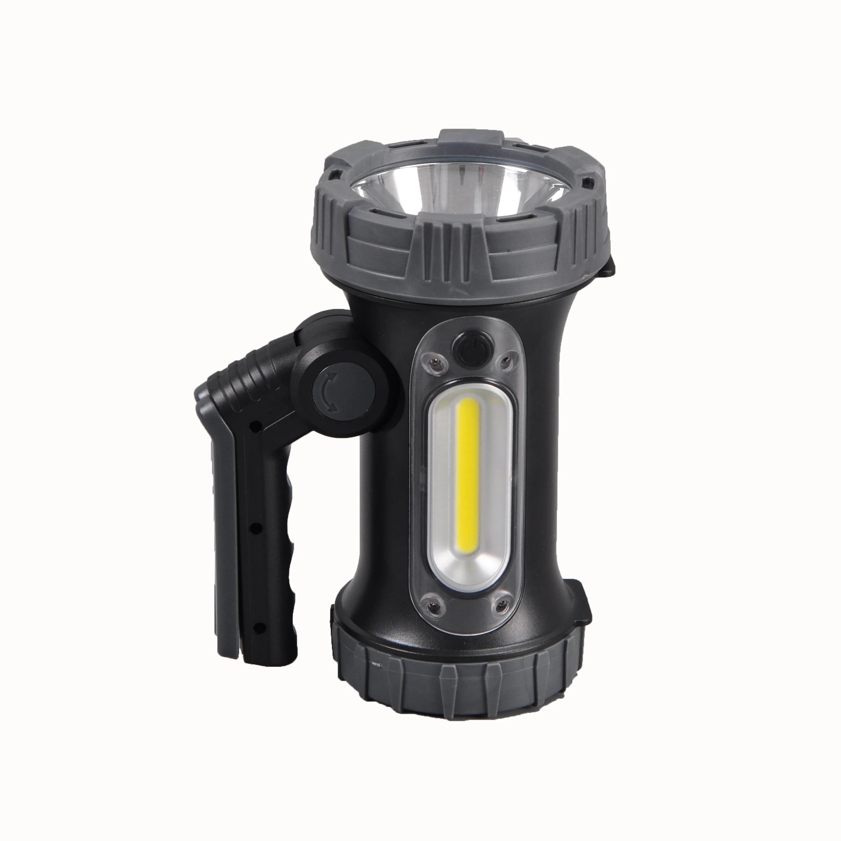 Rechargeable solar led flashlight  energy-saving portable torch