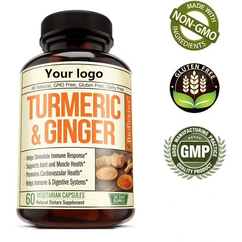 2020 turmeric ginger help immune support joint muscle manufacturer direct sale