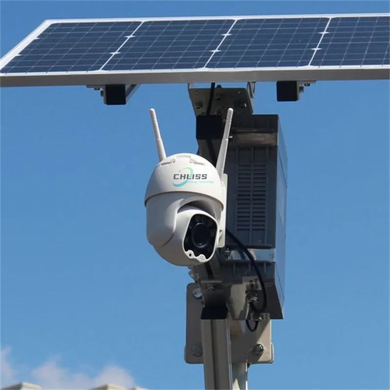 Chliss 4G Security Camera Full Color Floodlight Outdoor Wireless CCTV Solar Powered Camera
