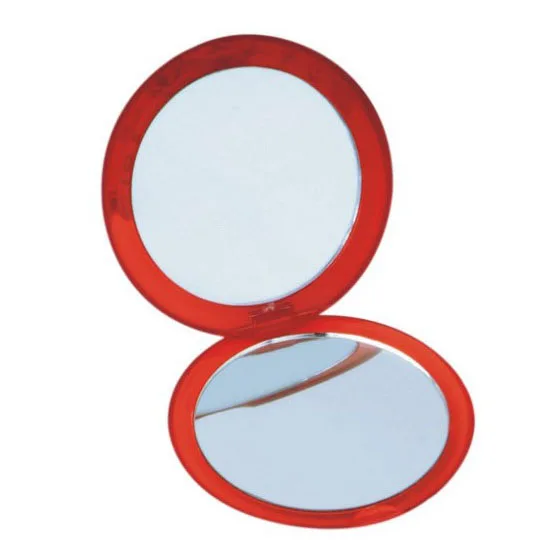 6.9cm Round Blank Pocket Size Mirror Plastic Portable Cosmetic Mirror