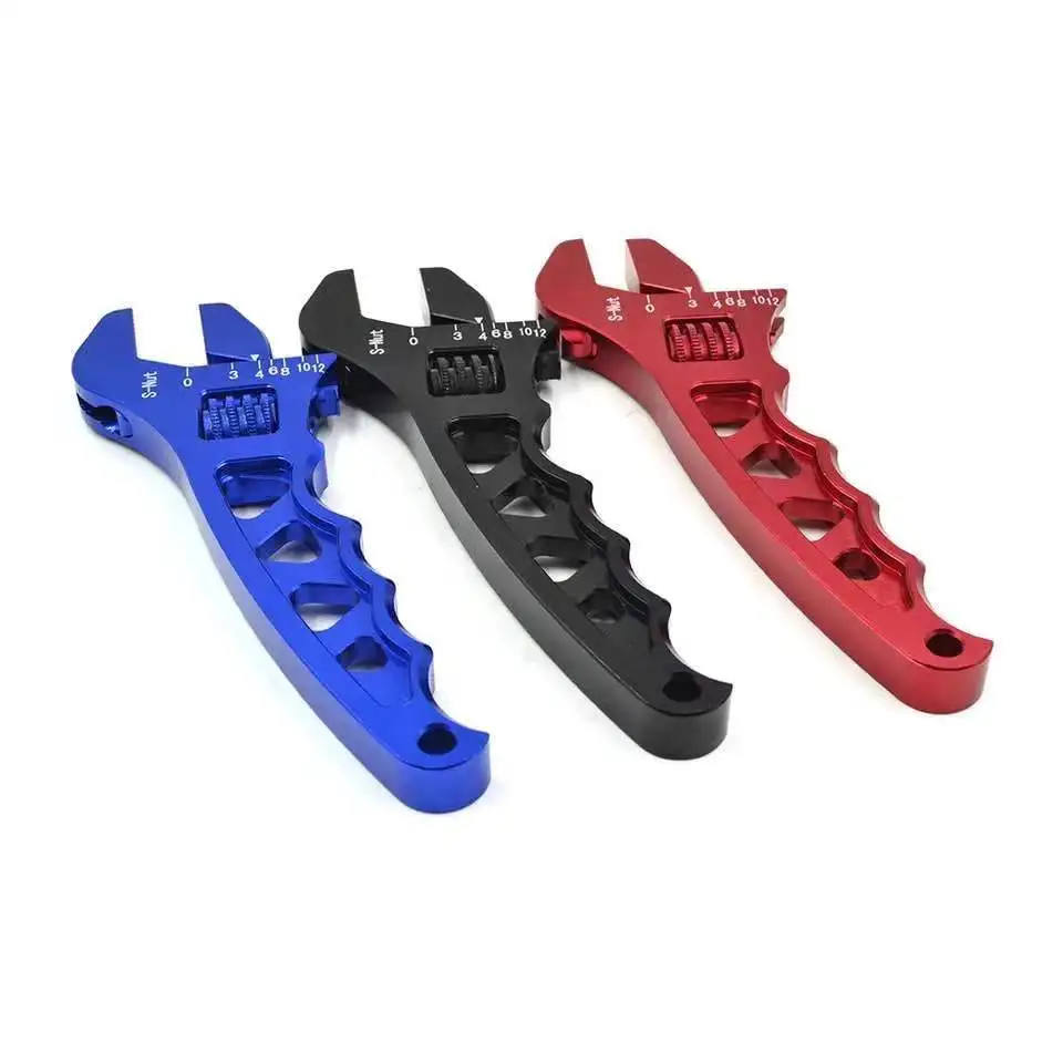 Factory CNC modified car wrench AN3-AN16 oil pipe wrench V-shaped adjustable wrench modified car accessories