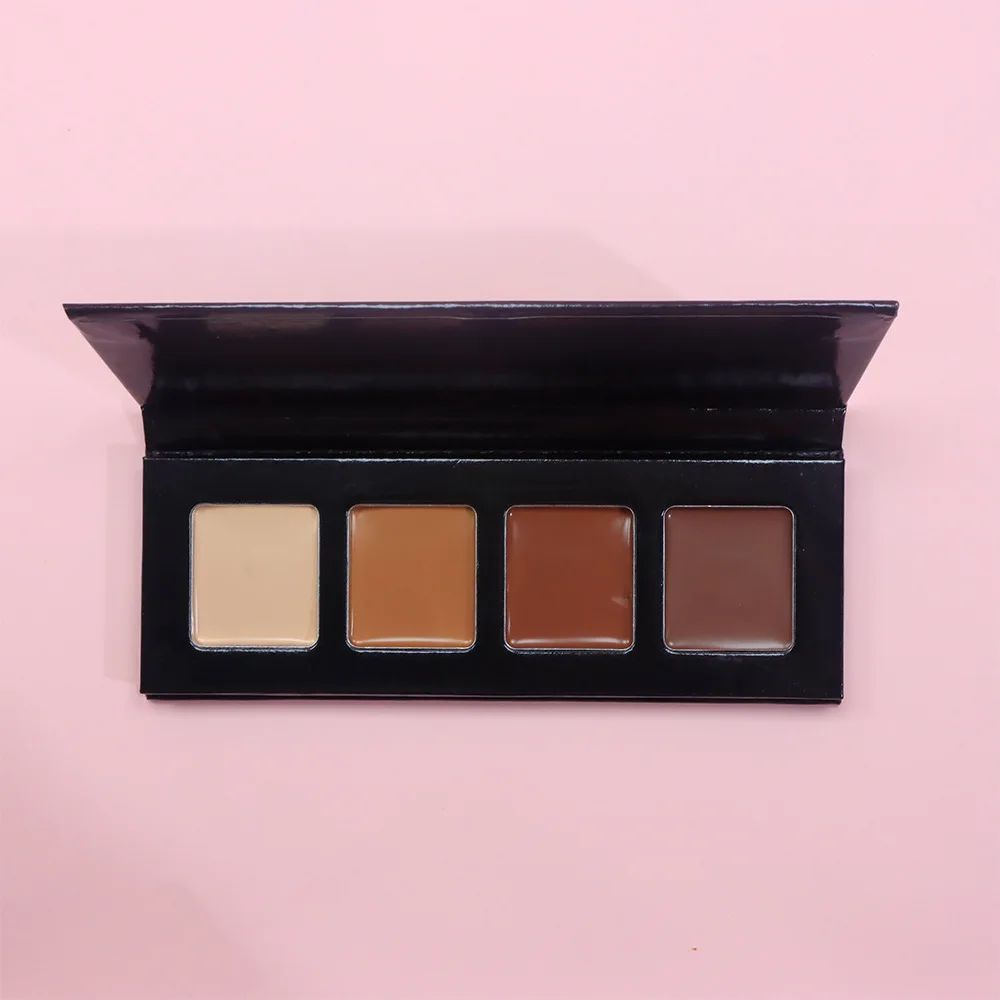 Wholesale 19 Color Selection Cream High Pigment Full Coverage Private Label Concealer Palette Logo Printing Conceal