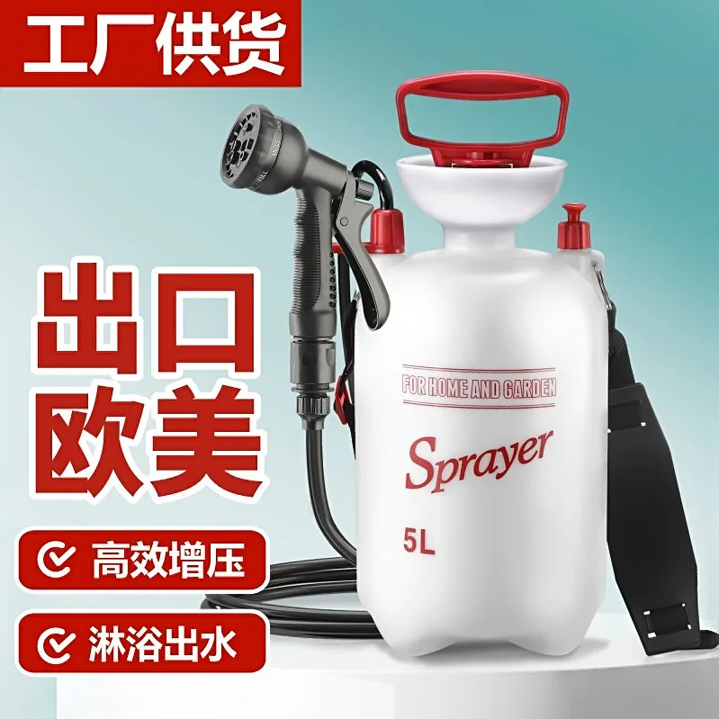 Gallon Lawn and Garden Pump Pressured Sprayer, for Spraying Plants, Garden Watering, Weeds and Pests, Polypropylene