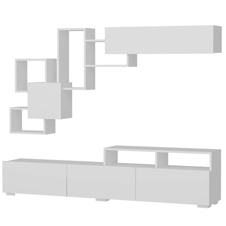 Elite Quality Wooden cheap White Tv Unit