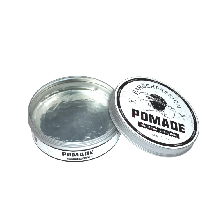 Private label leaving no ugly residue water based pomade high quality hair pomade for men without alcohol