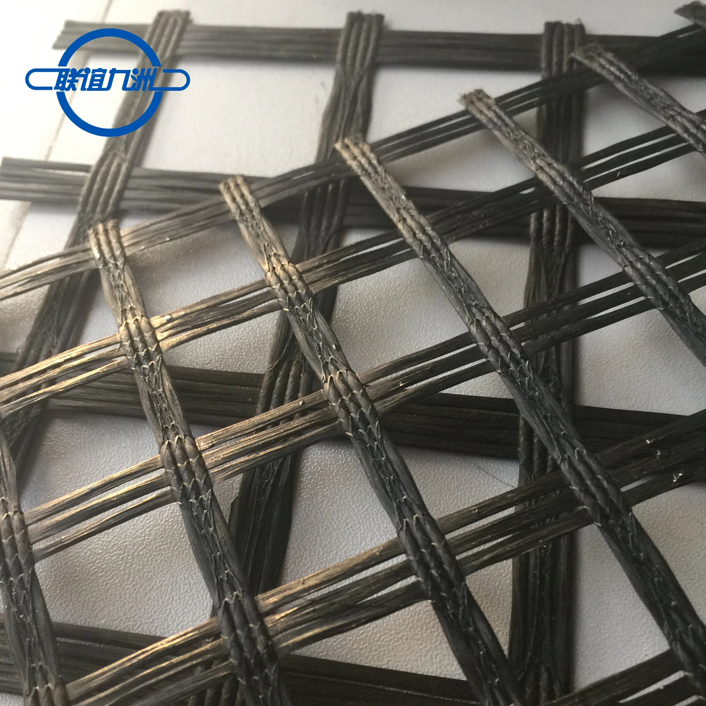 Производитель покрытия сетка из стекловолокна геосетка черный горизонтальный упаковочный материал асфальта