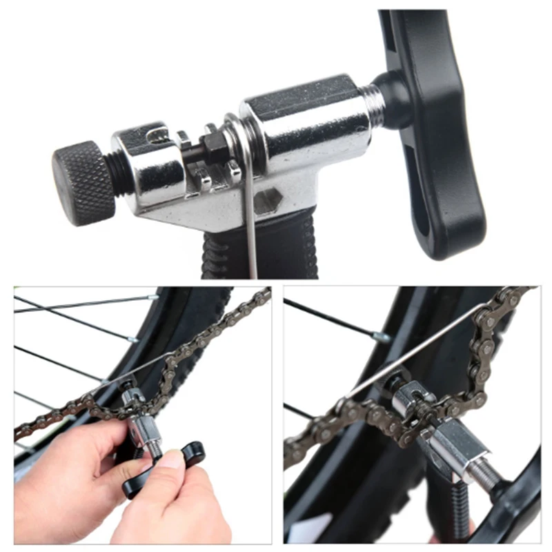 Bicycle Repair Tool Road Mountain Bike Crankset Wrench Chain Remover Bottom Sleeve Spoke Wrench Freewheel Tool Bike Part
