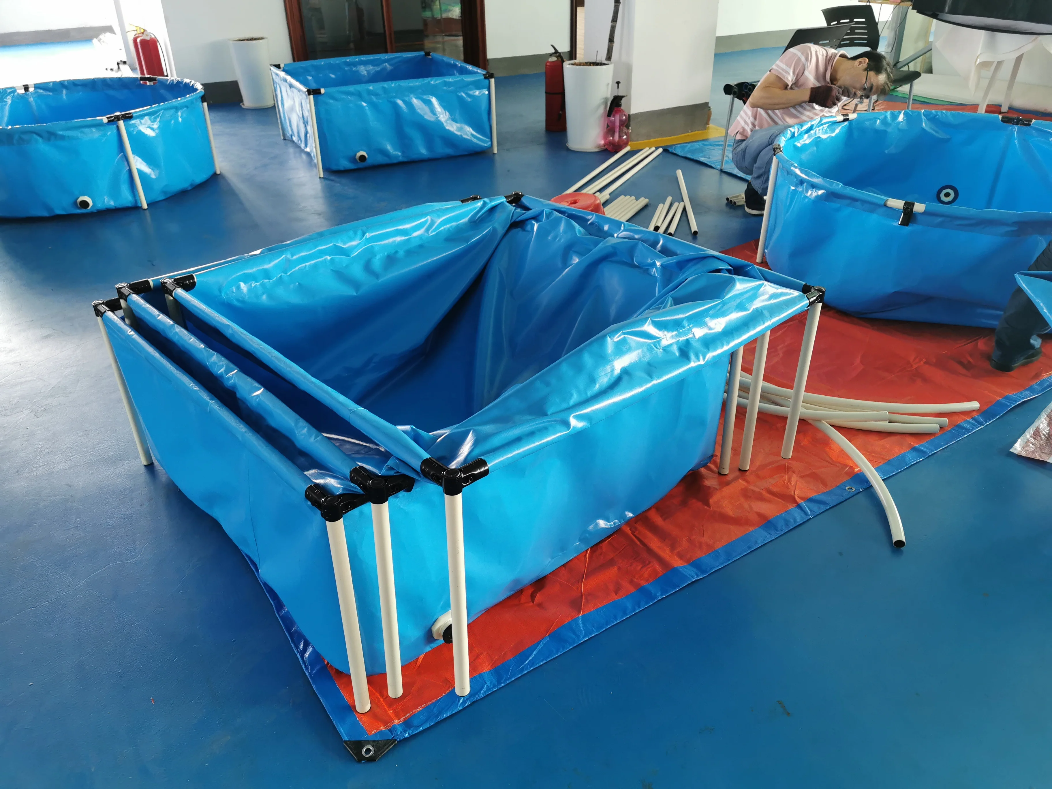 PVC Fish pond Environmental Friendly PVC Fish Tank Fish Pond Tarpaulin