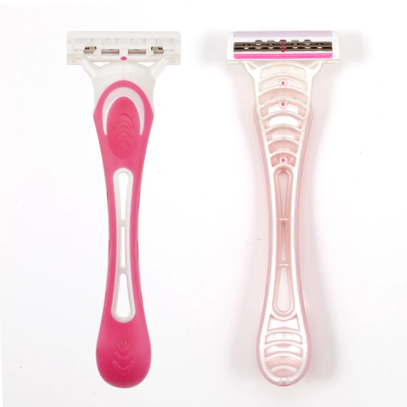 Disposable Triple Blade Women Razor Portable Reusable 3 Blade Body Razor for Female