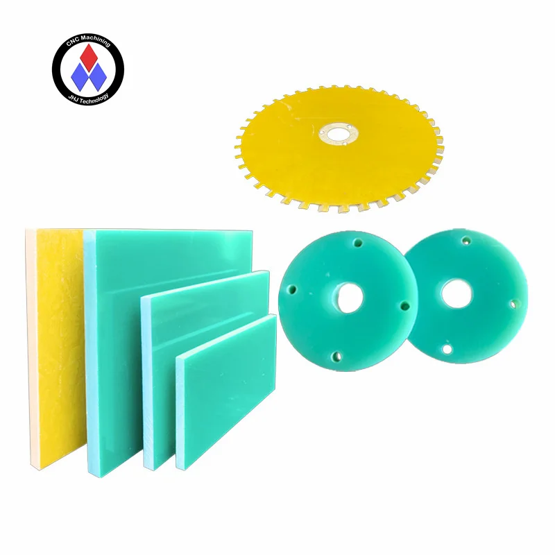 Plastic cnc FR4 machining parts epoxy resin board G10 FR4 Glass plate sheet machined parts 3d printing service