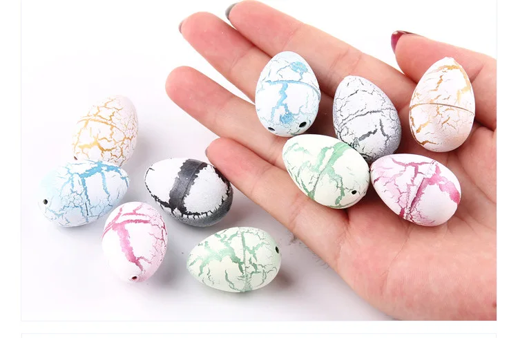 New Funny Cute Mini Educational Toy Hatching Water Expanding Dinosaur Eggs