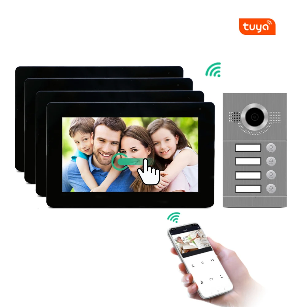 Apartment vieo door intercom building ip video intercom wireless ip doorbell