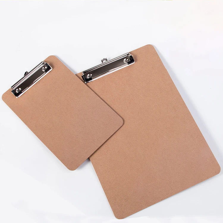 Factory Hot Sale Natural MDF Board Basics Hardboard Office Clipboard For Documents