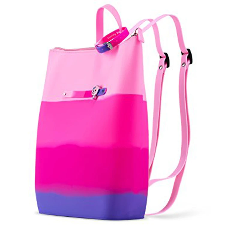 Scented Adjustable Straps Soft Silicone Zipper Backpack Waterproof Kids Camping Backpack