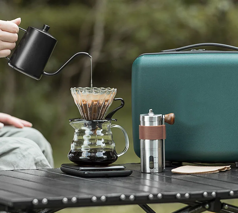 Travel Kit Pour Over Coffee Set Coffee-Making Kit for Home and Travel Coffee Accessories Tools Drip