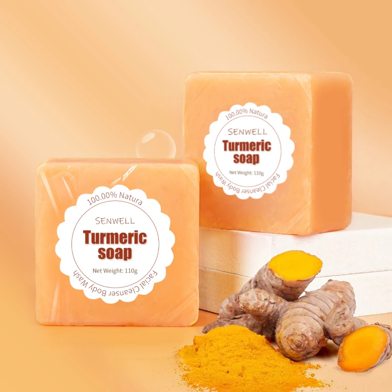 Wholesale Turmeric Milk And Honey And Kojic Acid Body Facial Soap For Skin Whitening