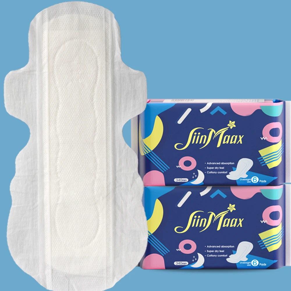 High Quality White Cotton Sanitary Napkins Brand Sanitary Napkin Oem Sanitary pads free samples