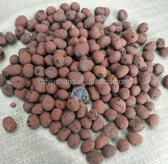 aquaponics grow bed hydroton clay pebbles