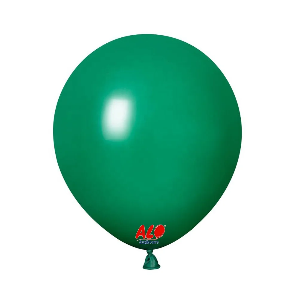 Merry Christmas Party Decoration Supplies Globo Ballon Decor Latex 12 inches Round Light Green Mint Hunter Green Balloon Ball