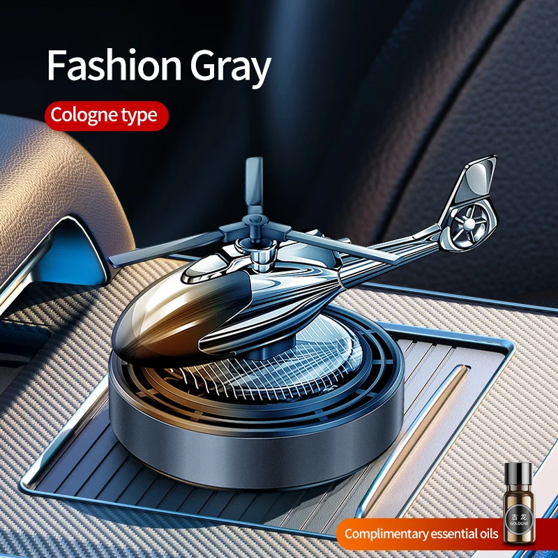 Air Freshener On Car Buy Metal Solar Power Energy Rotating Helicopter Aromatherapy Pilot Aeroplane Airplane Car Perfume Cologne